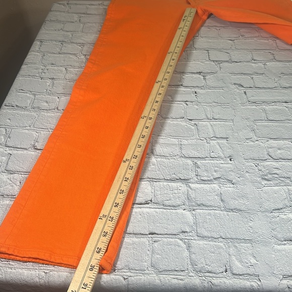 Polo Ralph Lauren Varick Slim Straight Jeans Mens 28x30 Orange NEW - Picture 14 of 16